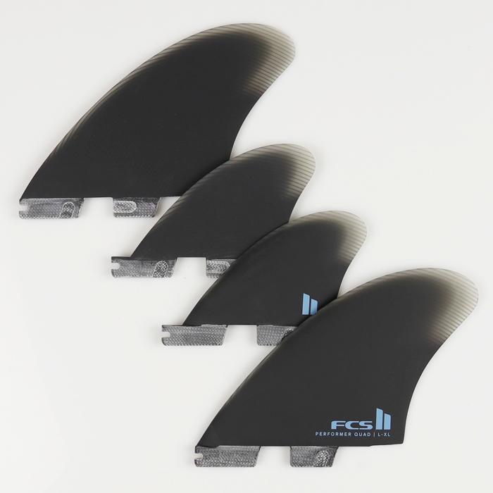 FCS2 FIN エフシーエス2フィン クワッド パフォーマー PERFORMER QUAD KEEL - PG BLACK パフォーマークワッドキール パフォーマンスグラス｜maniac｜03