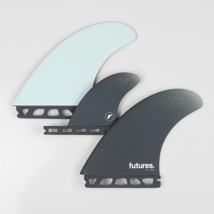 フューチャー フィン ツインフィン ショートボード用 FUTURES. FIN フューチャーフィン RTM HEX FT1 2.0 ハニカムコア ２＋１ ツイン＋１｜maniac｜04