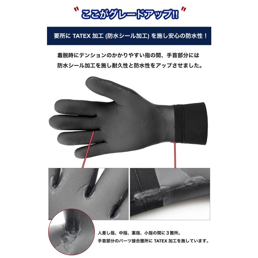 NOGES（ノージス） サーフィン グローブ 3.5mm サーフグローブ NGS