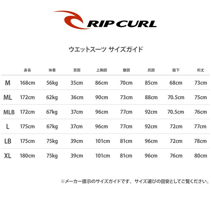 RIPCURL リップカール ウェットスーツ メンズ Q30-001 VALUE OMEGA FULL OPEN ZIP バリューオメガ フルオープンジップ 3mmフルスーツ｜maniac｜04