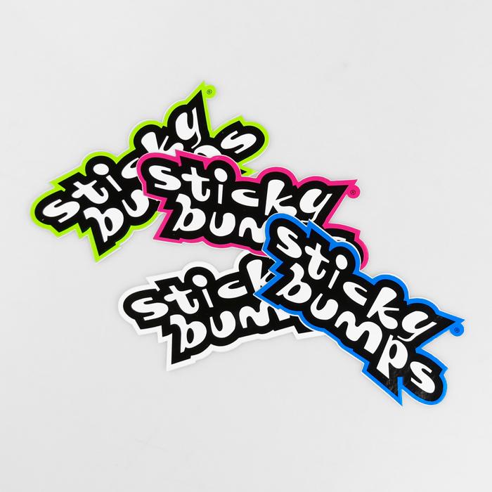 FCS サーフィン ステッカー スティッキーバンプス サーフワックス Sticky bumps STICKERS ロゴステッカー シールタイプ ...
