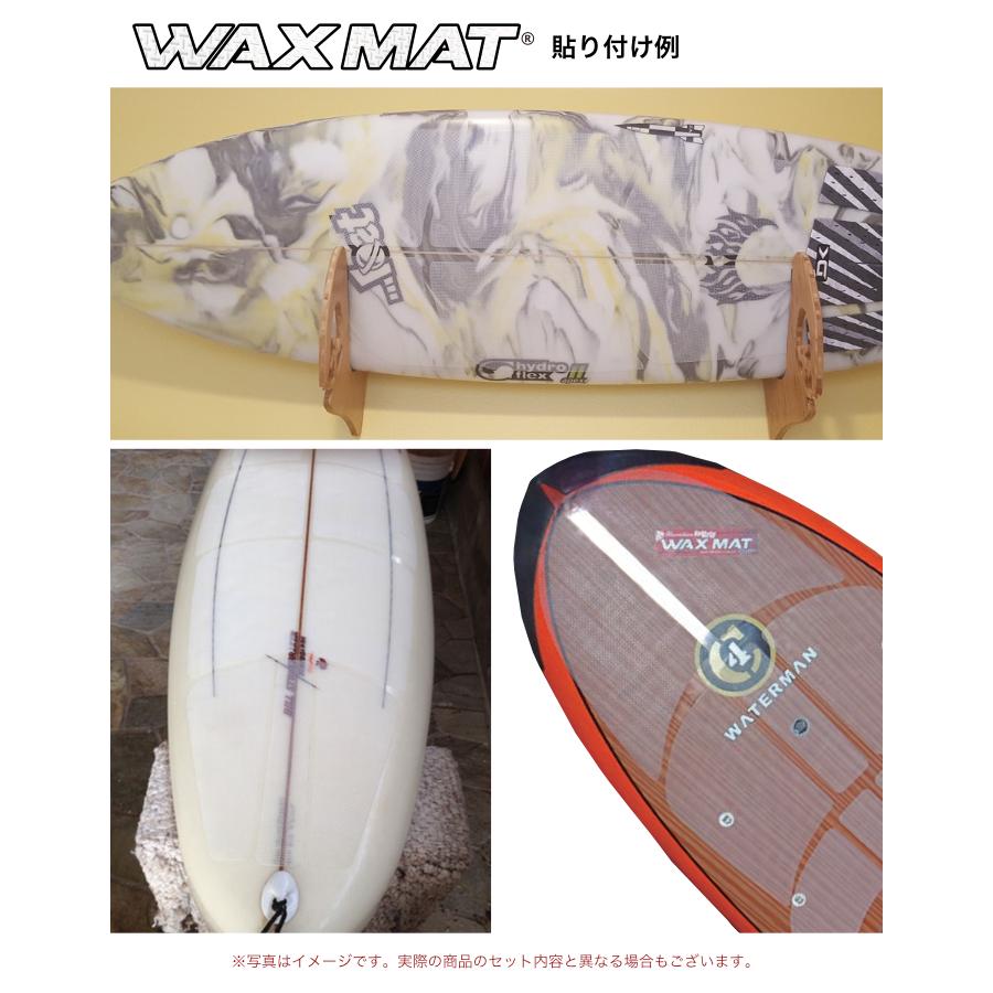 サーフィン ワックス不要 ワックスマット ファンボード用 サーフコ SURFCO WAXMAT ８’６”W ミッドレングス用 フロントデッキ デッキパッド｜maniac｜04