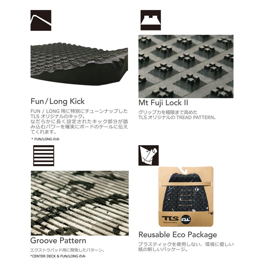 新入荷！TLS／ツールス デッキパッチ FUN LONG カラー： BLACK 楽天