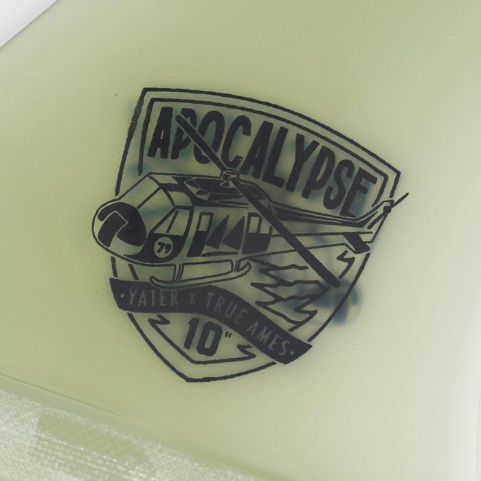 【美品】Yater Apocalypse Fin 10.0\"【ロングボード】 TRUE AMES トゥルーアムス フィン Yater Apocalypse Fin 10