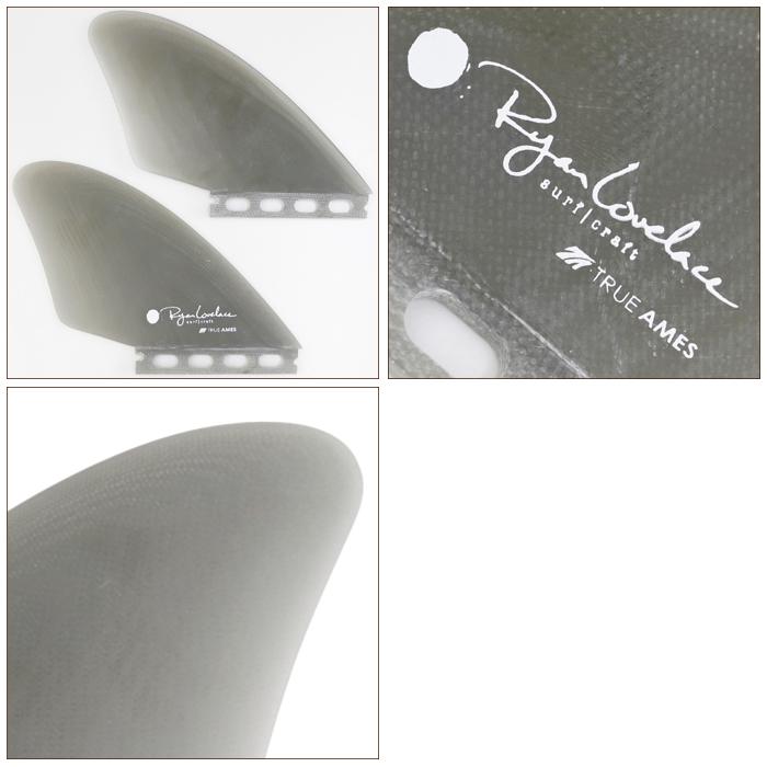 ツインキールRyan Lovelace True Ames サーフボードフィン