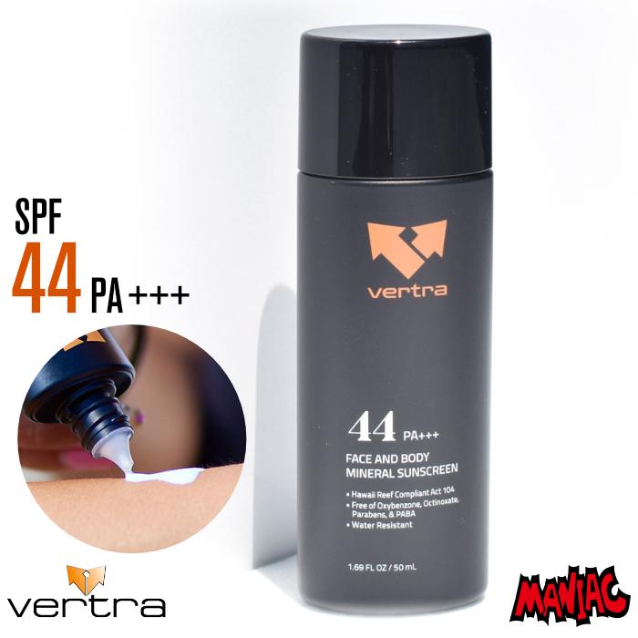 vertra バートラ 日焼け止め ローション SUNSCREEN LOTION WHITE SPF44 PA+++ サンスクリーンローション ホワイト