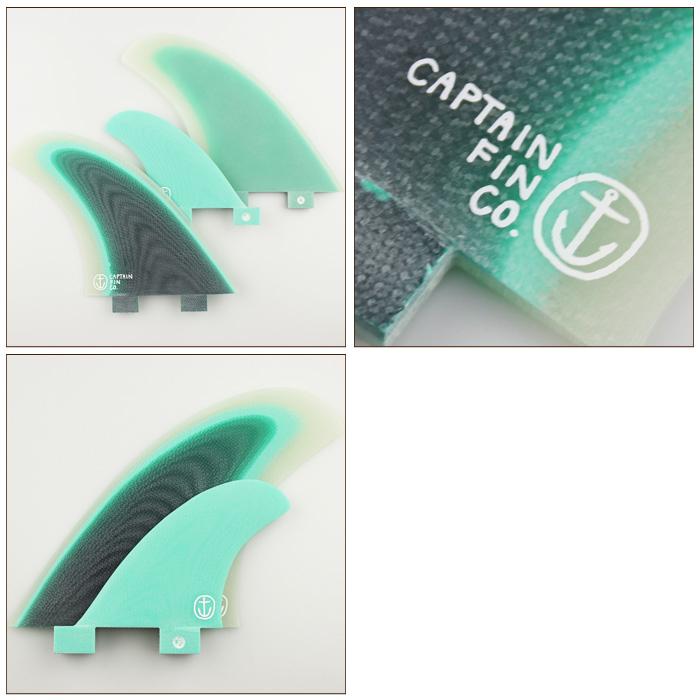 ショートボード用フィン CAPTAIN FIN CO. キャプテンフィン CF-TWIN ESPECIAL - Sea Form Green ツイン エスペシャル シーフォームグリーン｜maniac｜02