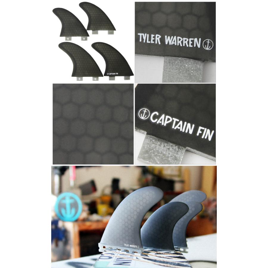 CAPTAIN FIN ショートボード用フィン CO. TYLER WARREN QUAD