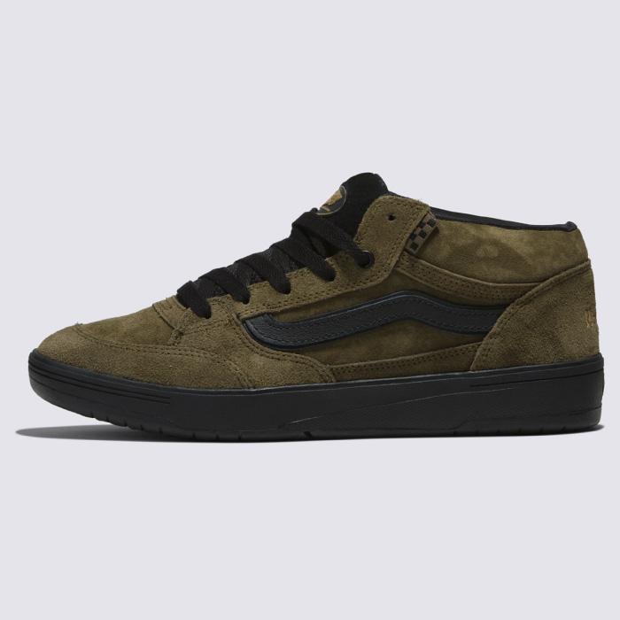 VANS バンズ ヴァンズ スニーカー ザバ ミッド ZAHBA MID Beatrice Domond Dark Oliv メンズスニーカー スケートシューズ メンズシューズ 靴 男性用 スケータ｜maniac｜04