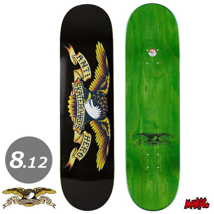 ANTIHERO（アンタイヒーロー） スケボー デッキ 単品 スケートボード
