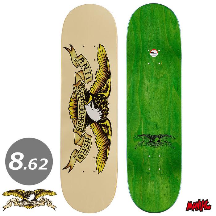 ANTIHERO（アンタイヒーロー） スケボー デッキ 単品 スケートボード