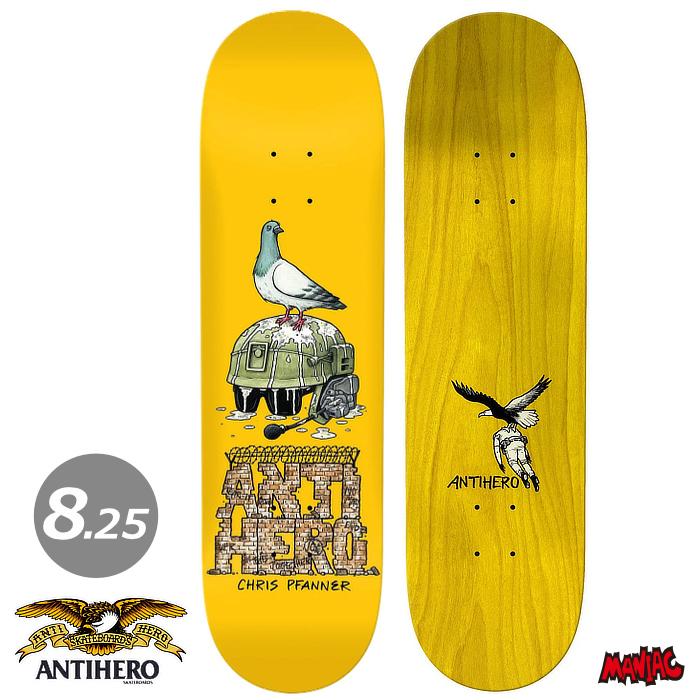 ANTIHERO（アンタイヒーロー） スケボー デッキ 単品 スケートボード