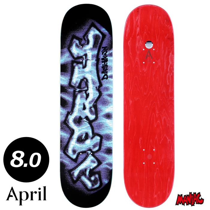 スケボー デッキ 単品 スケートボード April エイプリル DASHAWN