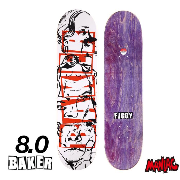 スケボー デッキ ベイカー BAKER FIGGY PEOPLE DECK 8.0 スケートボード 8．0インチ ベーカー skbak