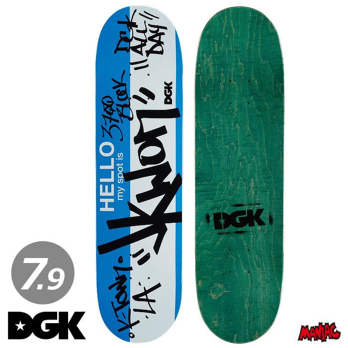 DGK スケボー デッキ 単品 スケートボード ディージーケー HELLO MY