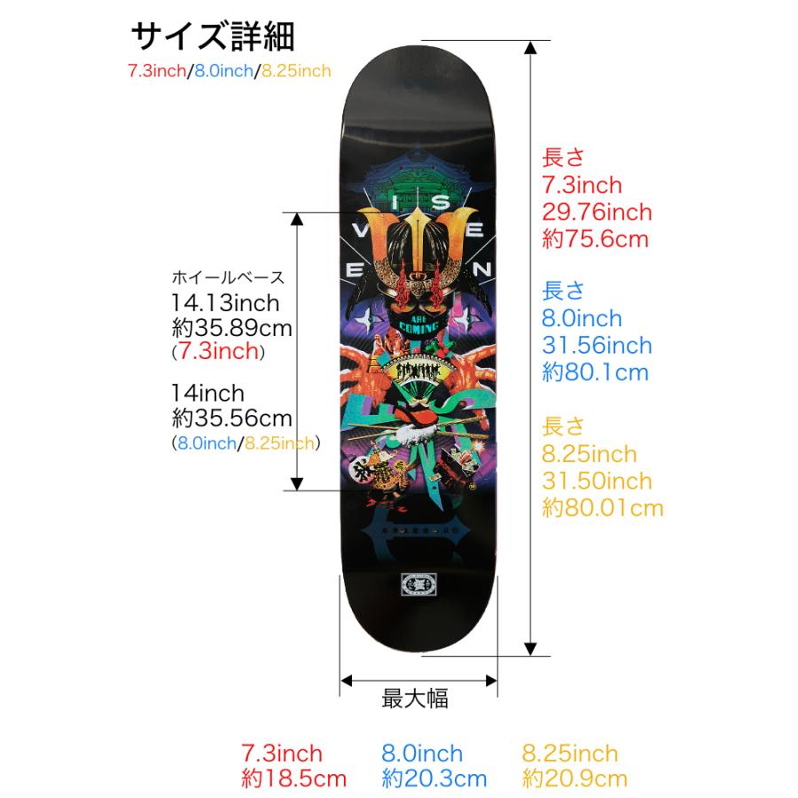 スケボー デッキ スケートボード EVISEN エヴィセン エビセン ARE