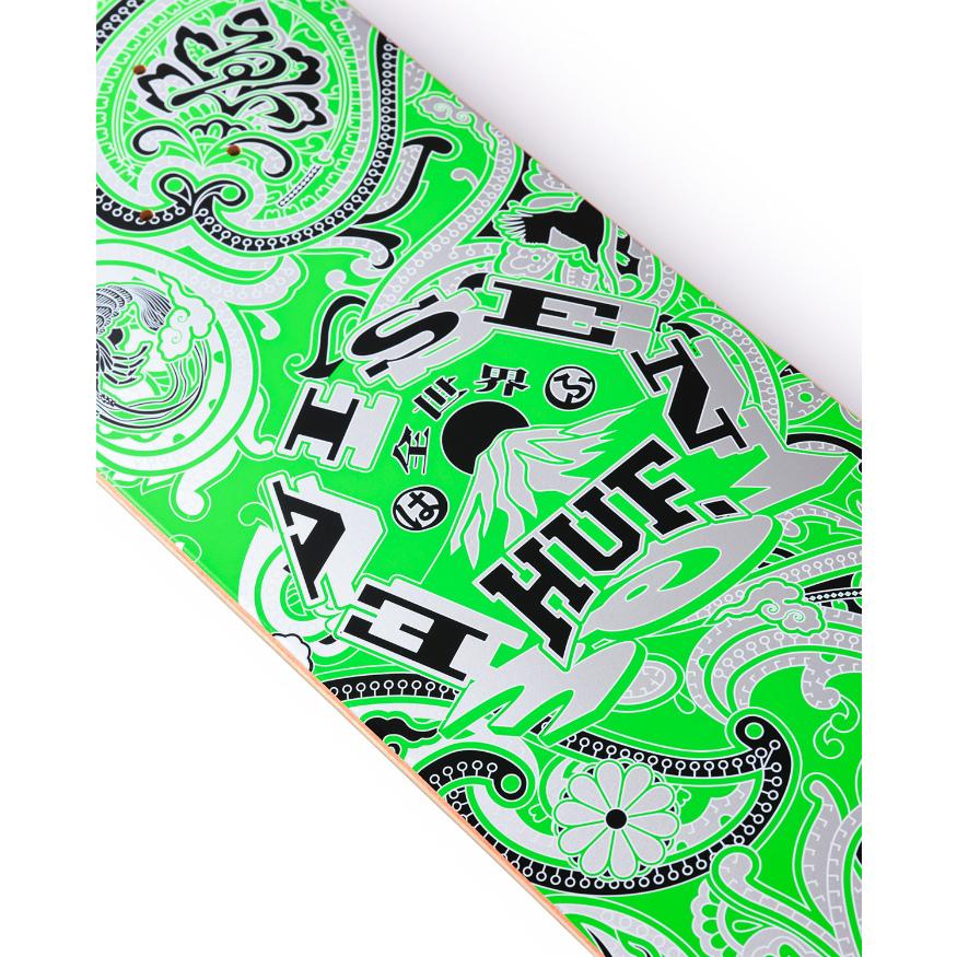 スケボー デッキ スケートボード 8．08．25 HUF x EVISEN PAISLEY