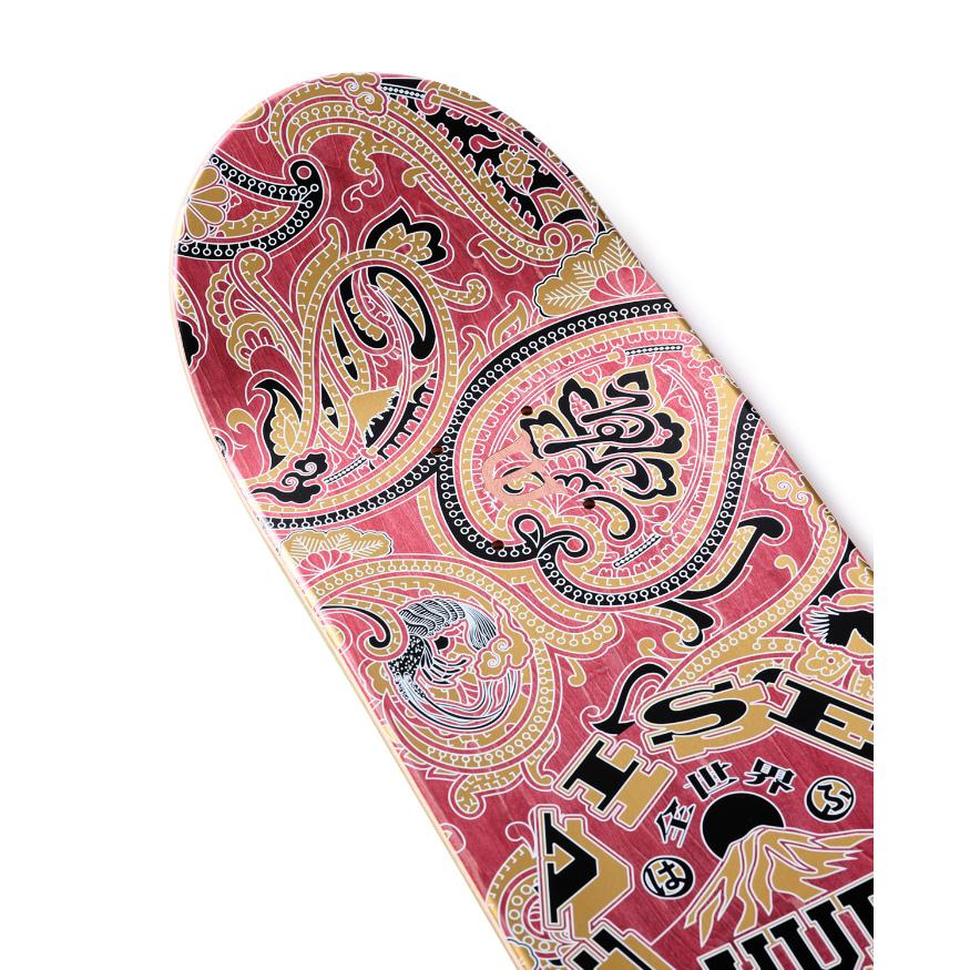 スケボー デッキ スケートボード 8．08．25 HUF x EVISEN PAISLEY