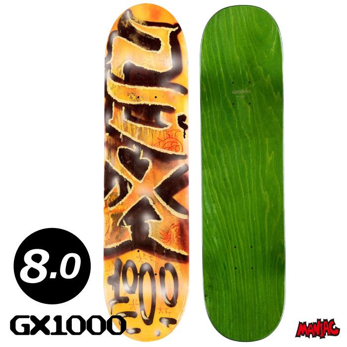 スケートボード gx1000 スケボー デッキ 単品 スケートボード GX1000 ジーエックス