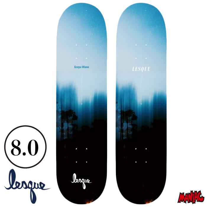 lesque skateboard 8.0インチ POLER X LESQUE SKATEBOARD DECK 8インチ