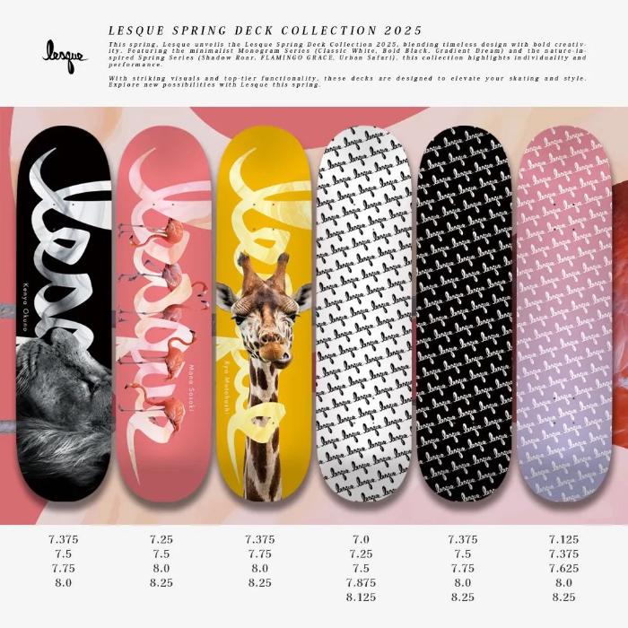 TIGHTBOOTH PRODUCTION スケボー デッキ スケートボード LESQUE レスケ 