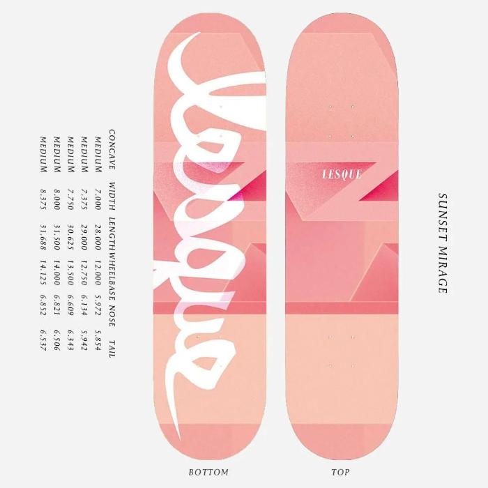 Lesque skateboards（レスケ スケートボード） スケボー デッキ