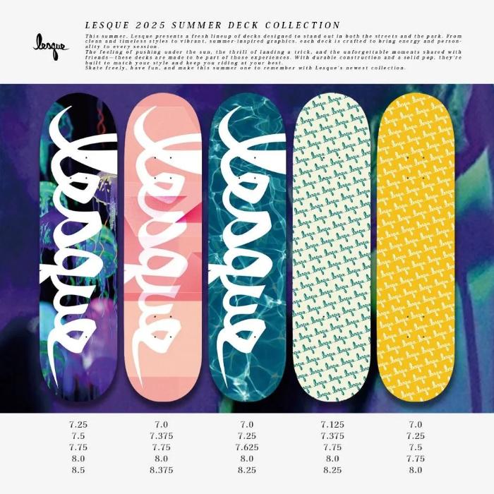 Lesque skateboards（レスケ スケートボード） スケボー デッキ