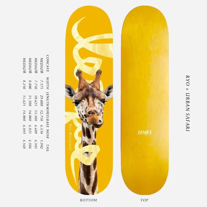 LESQUE スケートボード デッキ　8インチ Lesque skateboards（レスケ スケートボード） スケボー デッキ