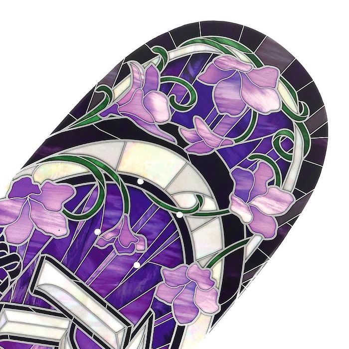 スケボー デッキ 単品 スケートボード REAL リアル CATHEDRAL PURPLE
