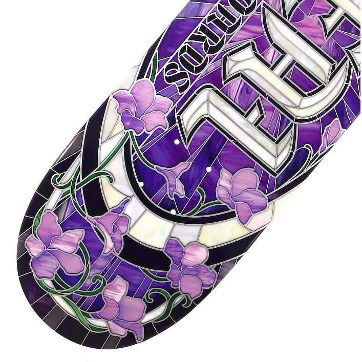 スケボー デッキ 単品 スケートボード REAL リアル CATHEDRAL PURPLE