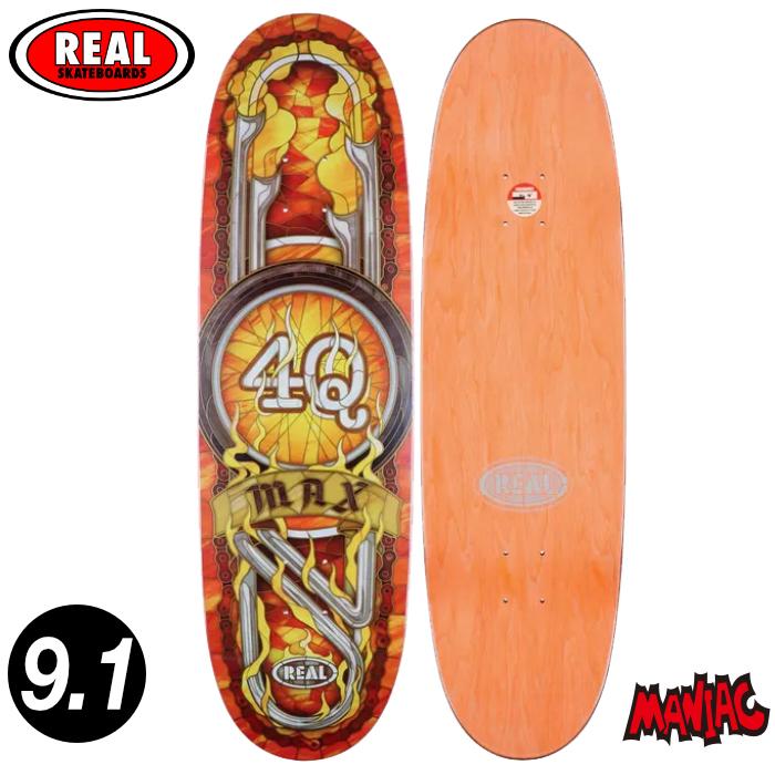 スケボー デッキ 単品 スケートボード REAL リアル MAX SCHAAF 4Q