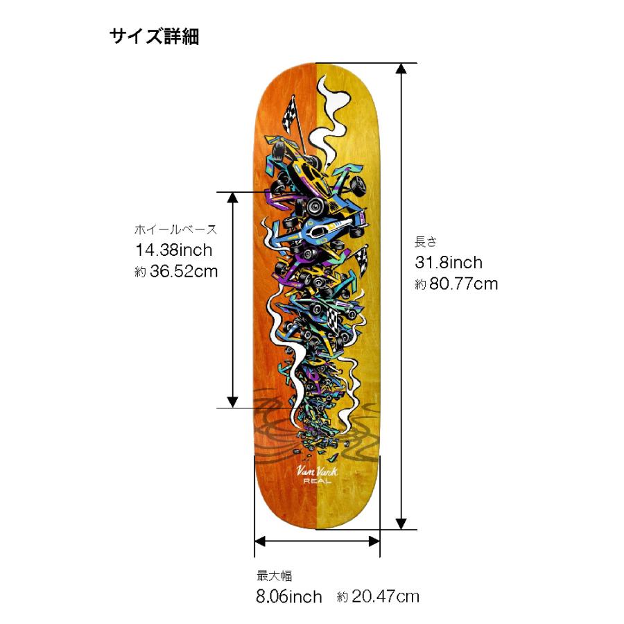 スケボー デッキ 単品 スケートボード REAL リアル TANNER スケボー デッキ 単品 スケートボード REAL リアル TANNER