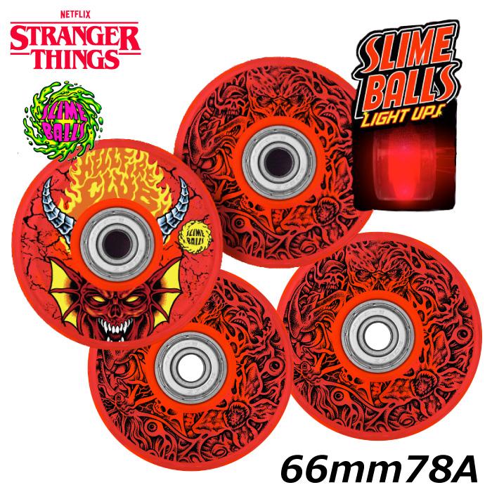 Stranger Things スライムボールウィール 60mm スケボー ソフトウィール ウィール ウイール STRANGER THINGS