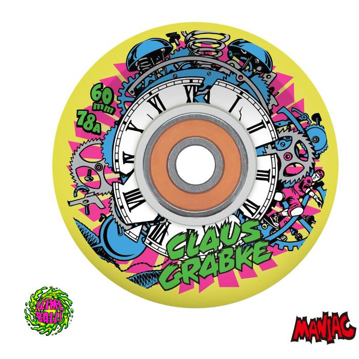 SLIME BALLS スライムボールズ 60mm 60mm LIGHT UPS OG SLIME 78A ソフトウィール 4個セット | 