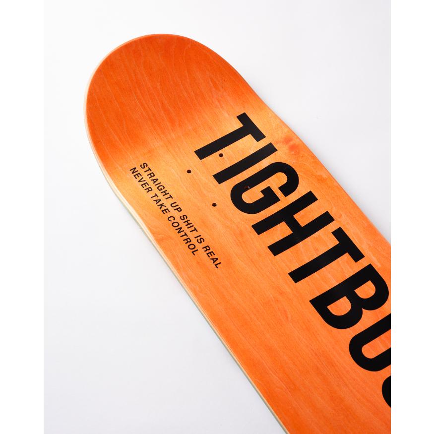 TIGHTBOOTH スケートボードデッキ オレンジ TIGHTBOOTH PRODUCTION（タイトブースプロダクション） スケボー