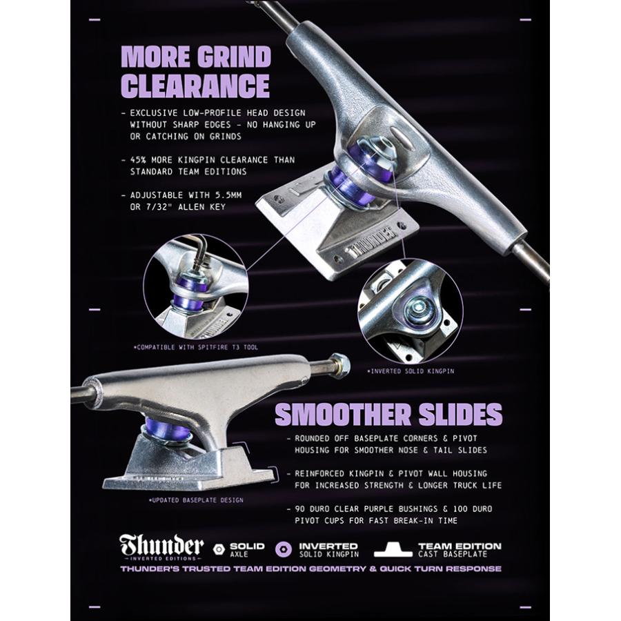 THUNDER サンダー★ INVERTED THUNDER TRUCK サンダー トラック INVERTED EDITIONS 148 HI