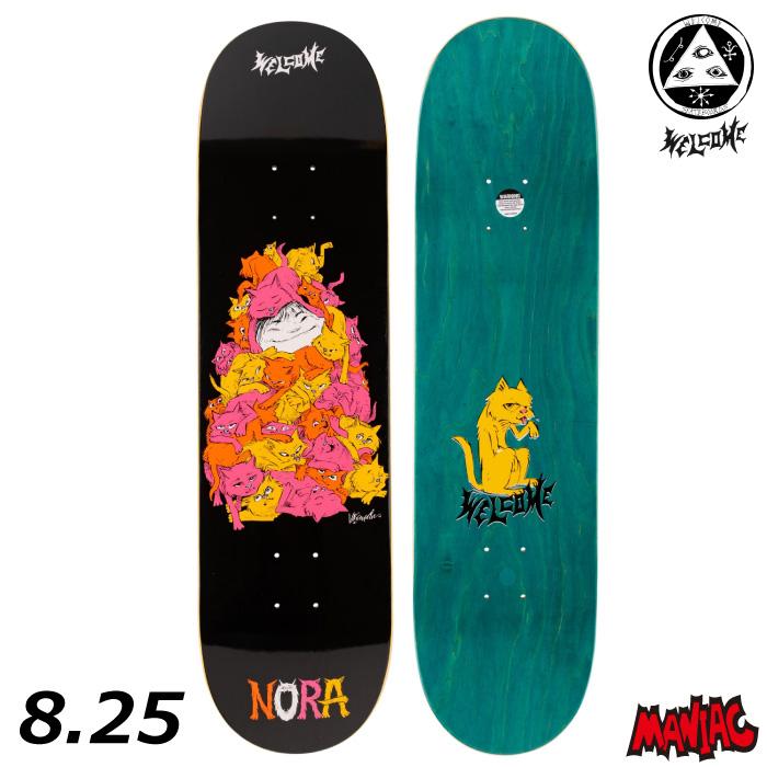 スケボー デッキ スケートボード WELCOME ウェルカム NORA
