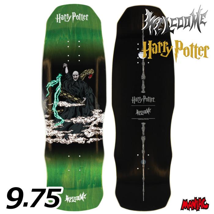 スケートデッキ デザイン　wilywnka彫師　wataru氏　未使用 スケボー】WELCOME ウェルカム デッキ X HARRY POTTER VOLDEMORT ON