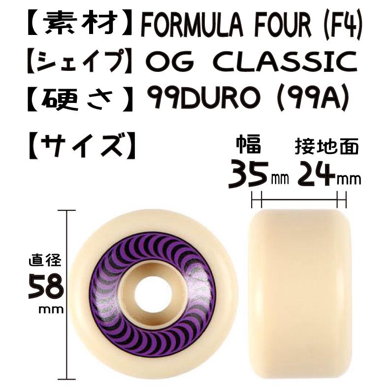 SPITFIRE WHEELS スケートボード スケボー ウィール スピット