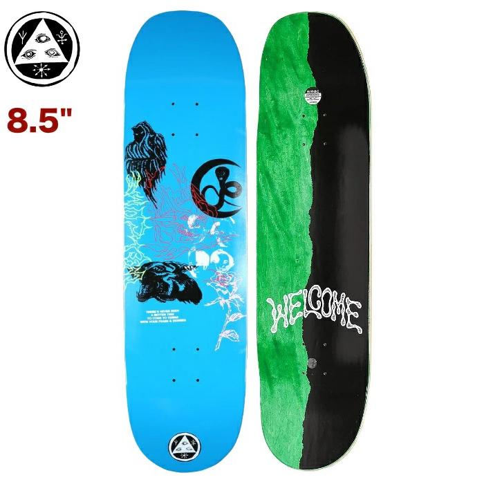 スケボー デッキ WELCOME ウェルカム 8．5 FLASH : マニアック
