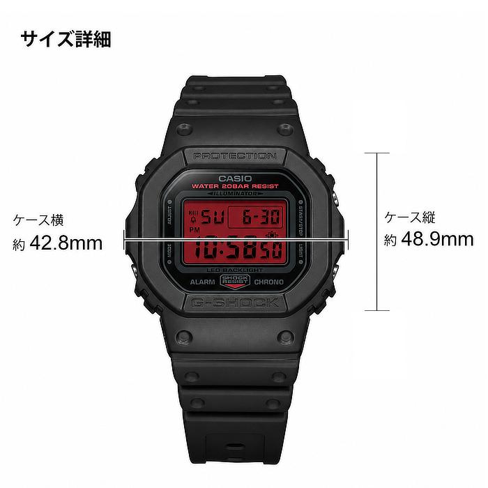 G-SHOCK Gショック ジーショック 5600 メンズ 腕時計 DW-5600BBR-1JF