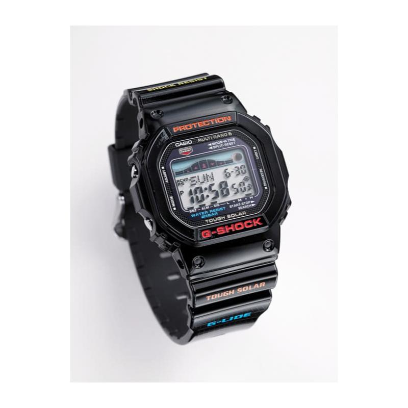 Gショック ジーショック 電波 ソーラー 5600 メンズ G-SHOCK 腕時計 GWX-5600-1JF G-LIDE GLIDE Gライド ブラック｜maniac｜04