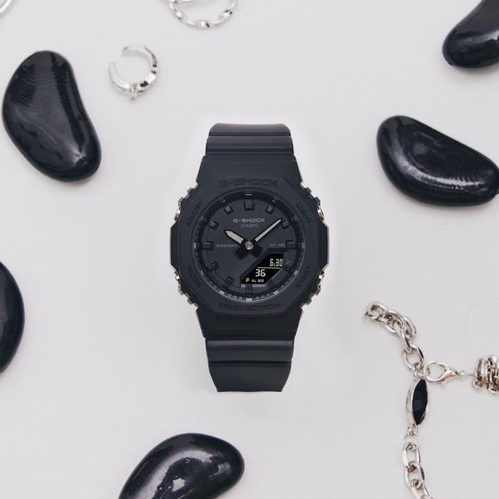 Gショック ジーショック P2100 レディース G-SHOCK 腕時計 GMA-P2100BB-1AJF ブラック オールブラック 黒 ラウンド シンプル 防水 アナログ時計 | G-SHOCK | 04
