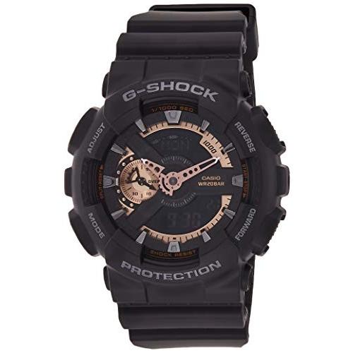 腕時計 カシオ メンズ GA110RG-1A G-Shock X-Large Combi GA110 Black/Rose Gold｜maniacs-shop