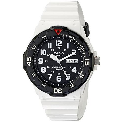 腕時計 カシオ メンズ MRW-200HC-7BVCF Casio Men's MRW-200HC-7BVCF Classic Stainless Steel White Watch｜maniacs-shop