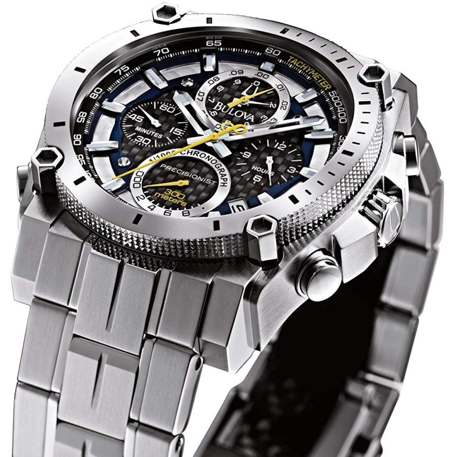 ブローバ Bulova プレシジョン Precisionist メンズ腕時計 ケース46.5mm 96B175 独自の262KHZ高性能プレシの画像