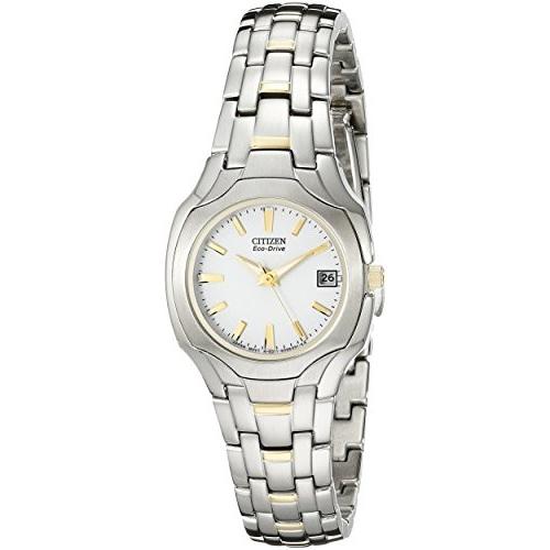 安いそれに目立つ 当店1年保証 シチズンCitizen Women's EW1254-53A Eco-Drive Two-Tone Watch, 手づくり高級婦人靴 エッセデッセ d432a656