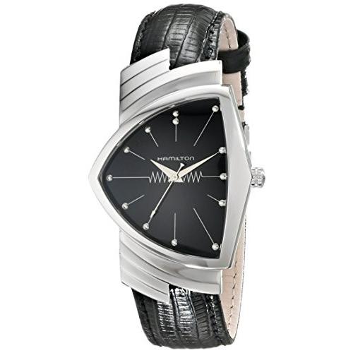 腕時計 ハミルトン メンズ H24411732 Hamilton Mens H24411732 Ventura Stainless Steel Watch with Black｜maniacs-shop