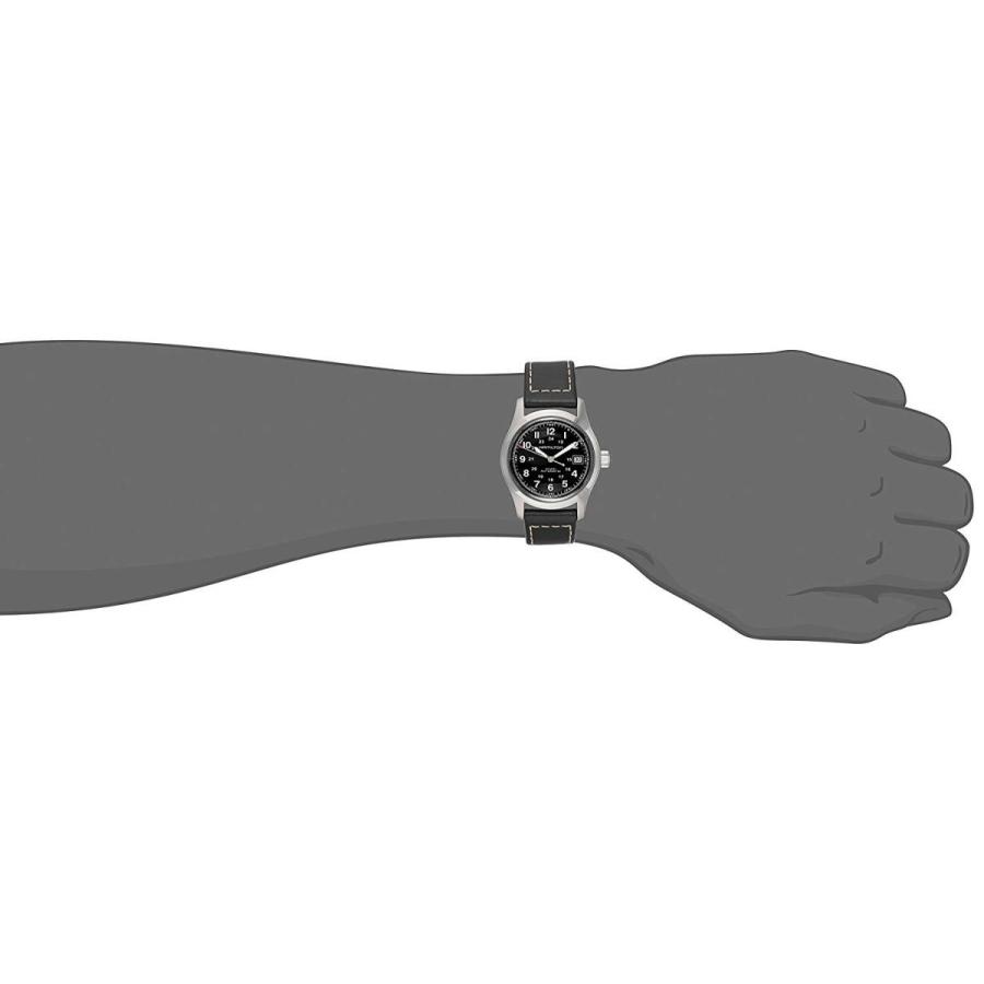 腕時計 ハミルトン メンズ H70455733 Hamilton Watch Khaki Field Auto | Swiss Made | 38mm Stainless Stの画像