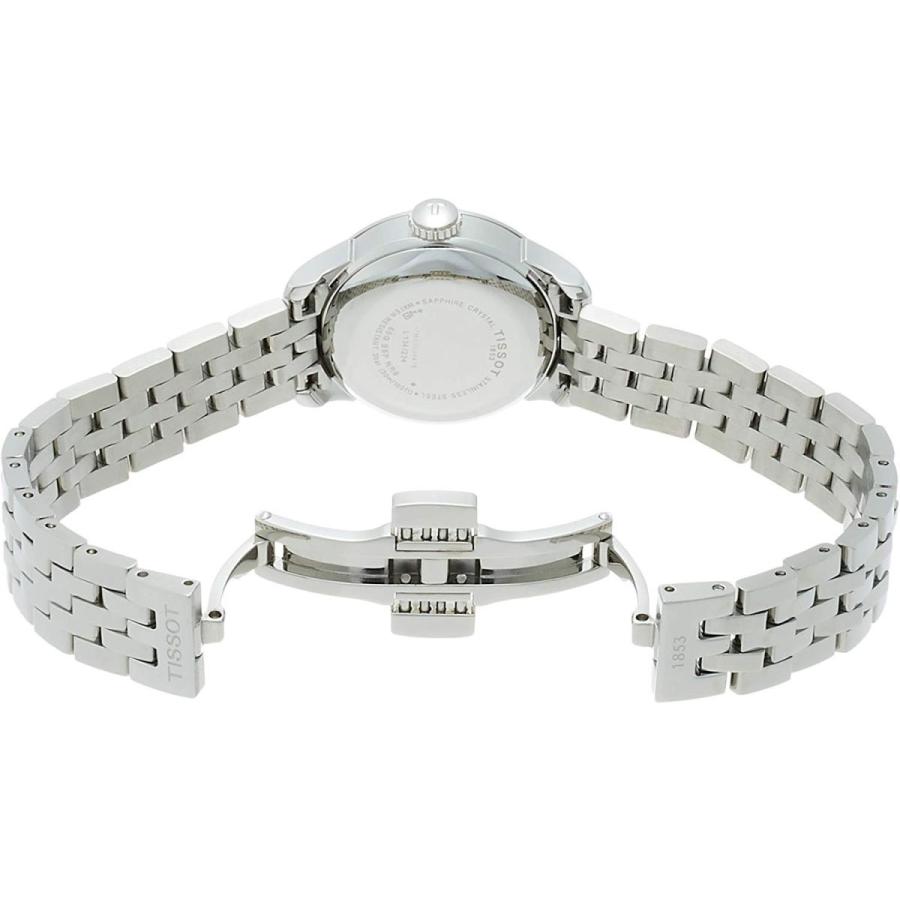 腕時計 ティソ レディース T41118333 Tissot womens Le Locle stainless-steel Dress Watch Grey T4111833の画像